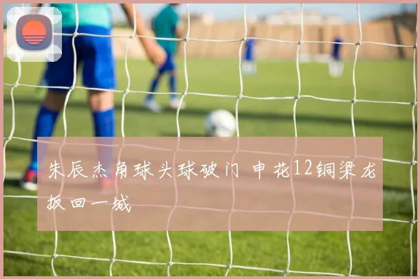 朱辰杰角球头球破门 申花12铜梁龙扳回一城