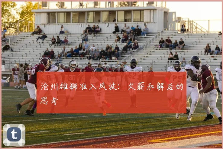 沧州雄狮准入风波：欠薪和解后的思考